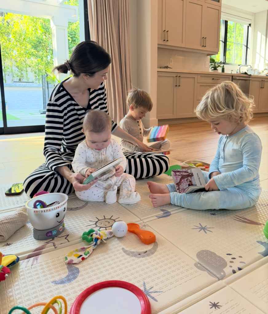 Mandy Moore and her children