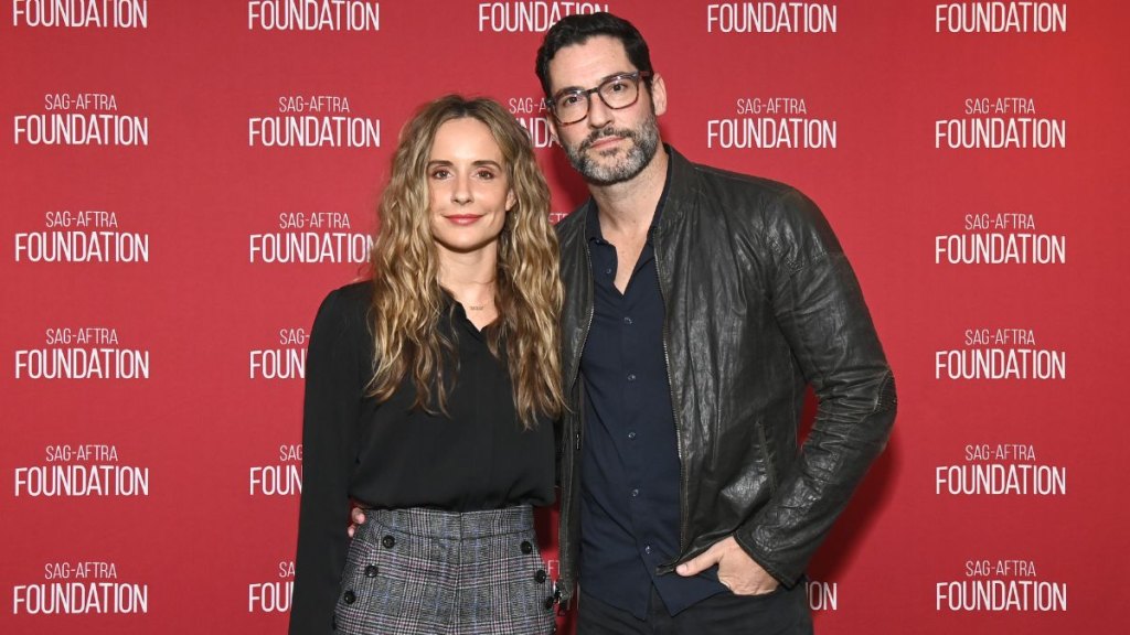 Meaghan Oppenheimer and Tom Ellis in 2024