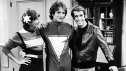 L-R: Penny Marshall, Robin Williams and Henry Winkler