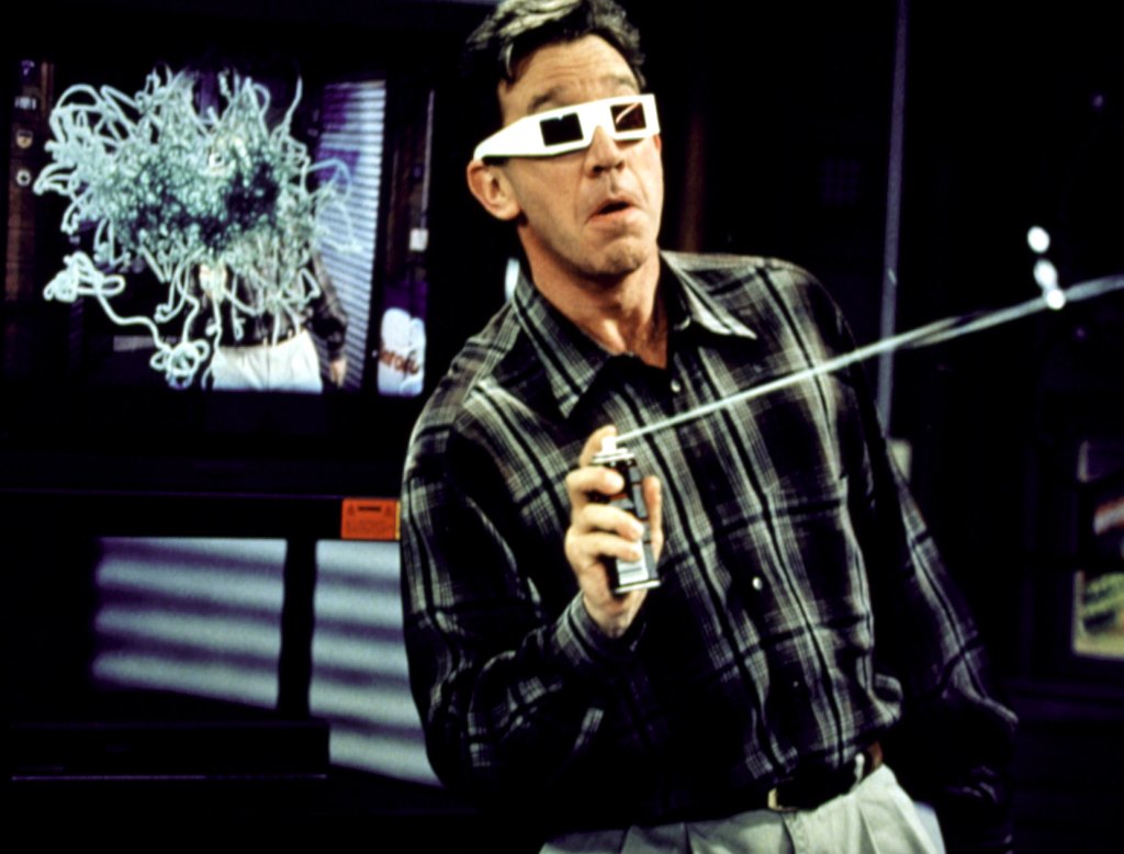 Tim Allen on the set of Home Improvement, 1991-1999