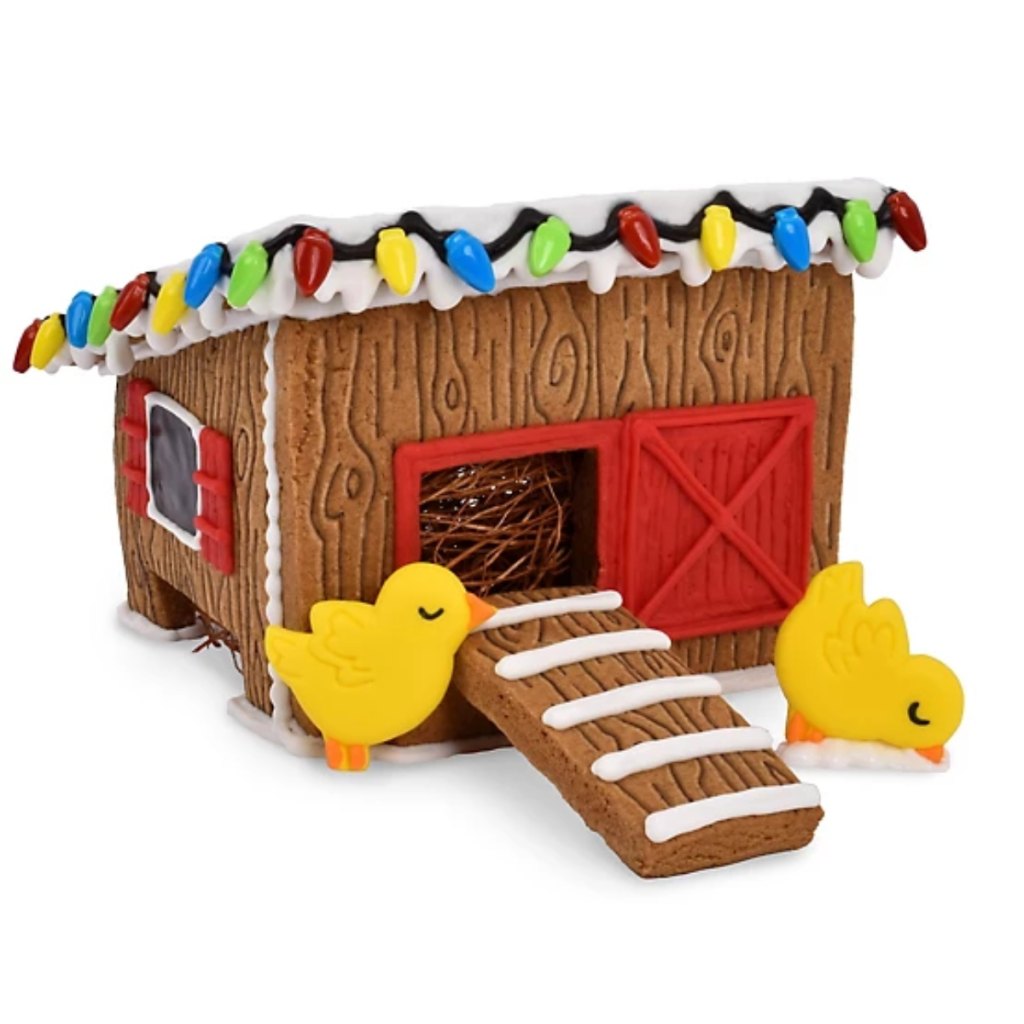 Chicken coop gingerbread kit