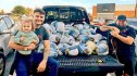 Travis Goodson and Rob Michie do Thanksgiving kindness for others