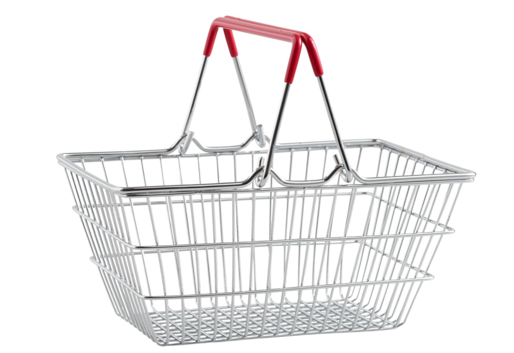 World Market Mini Shopping Basket