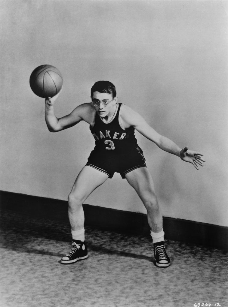 James Dean as a basketball player