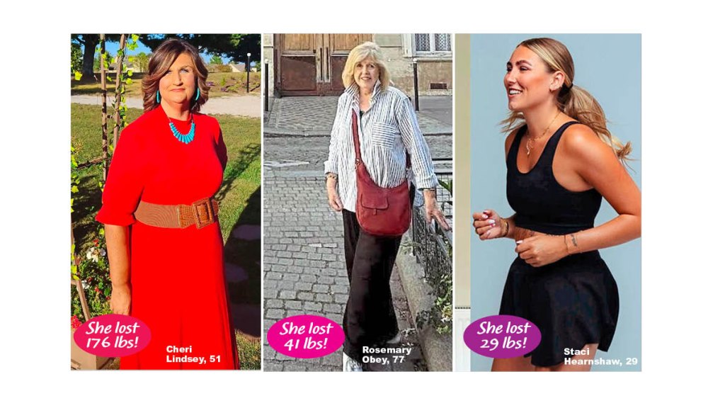 Three women share their "after" photos from their chair workout experiences