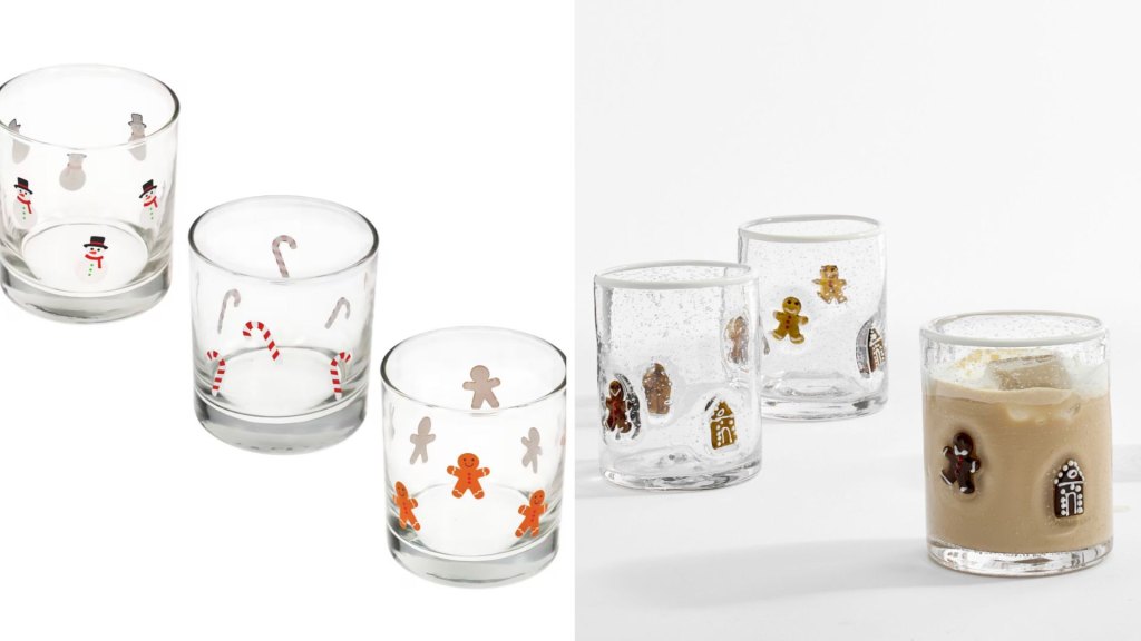 Dollar Tree Glasses / Pottery Barn Glasses