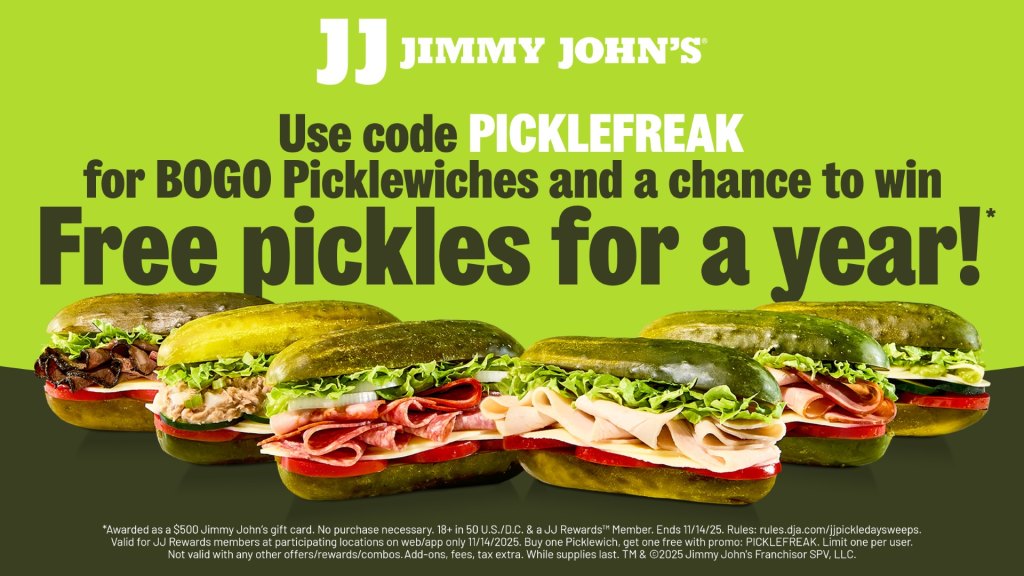 Jimmy John's National Pickle Day Deal