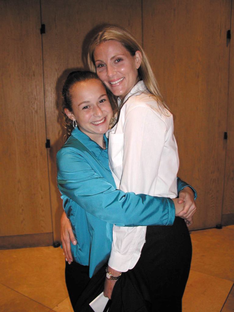 Alexa PenaVega with her mom, Gina Rue, in 2001