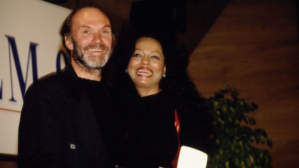 Arne Naess, Jr. and Diana Ross in 1994