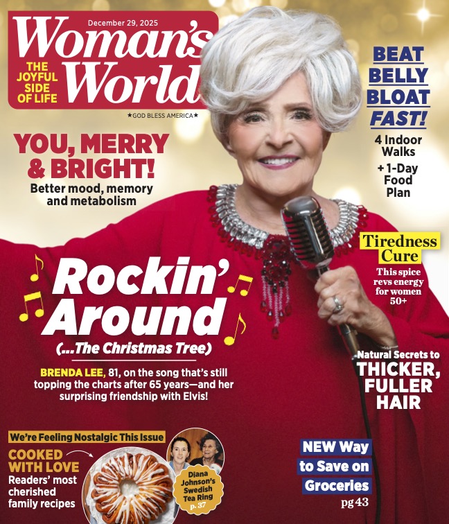Brenda Lee on the cover of Woman's World