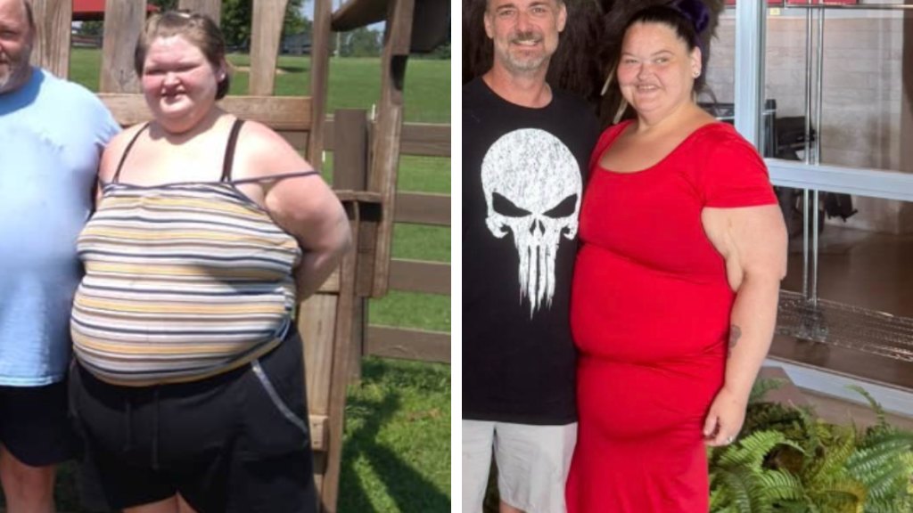 Amy Slaton in 2021 and 2025