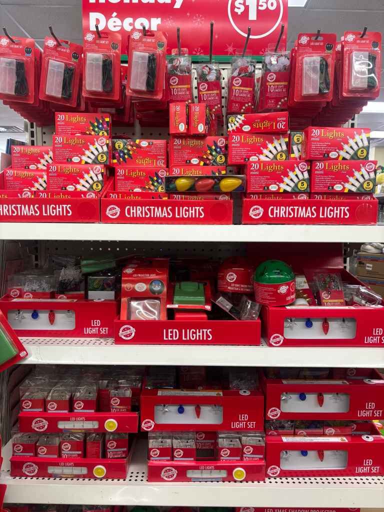 Dollar Tree Christmas Lights