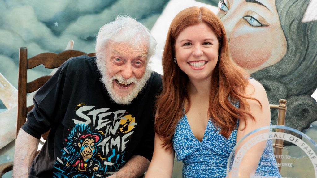 Dick Van Dyke and Nicole Palsa