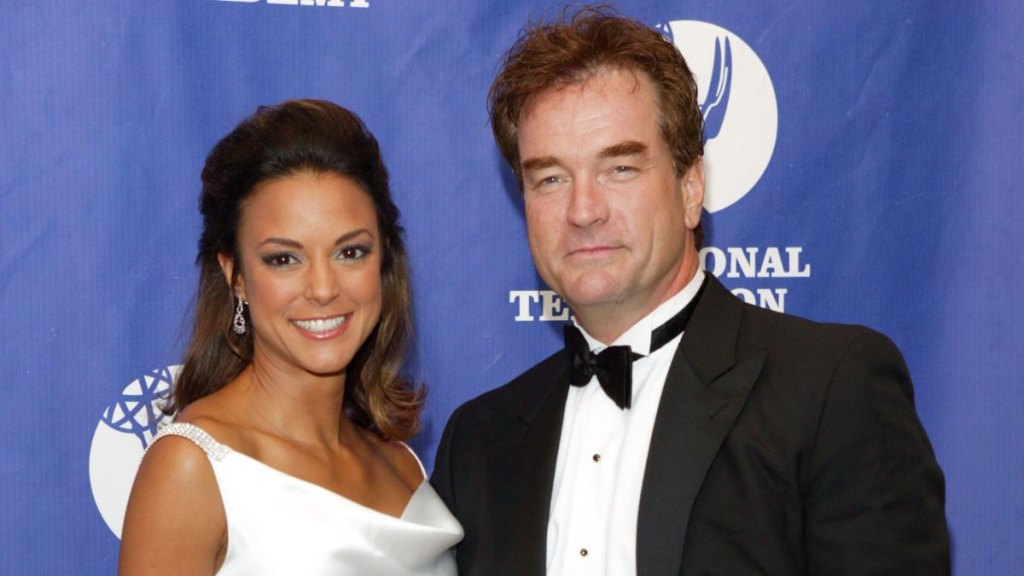 Eva LaRue and John Callahan in 2004