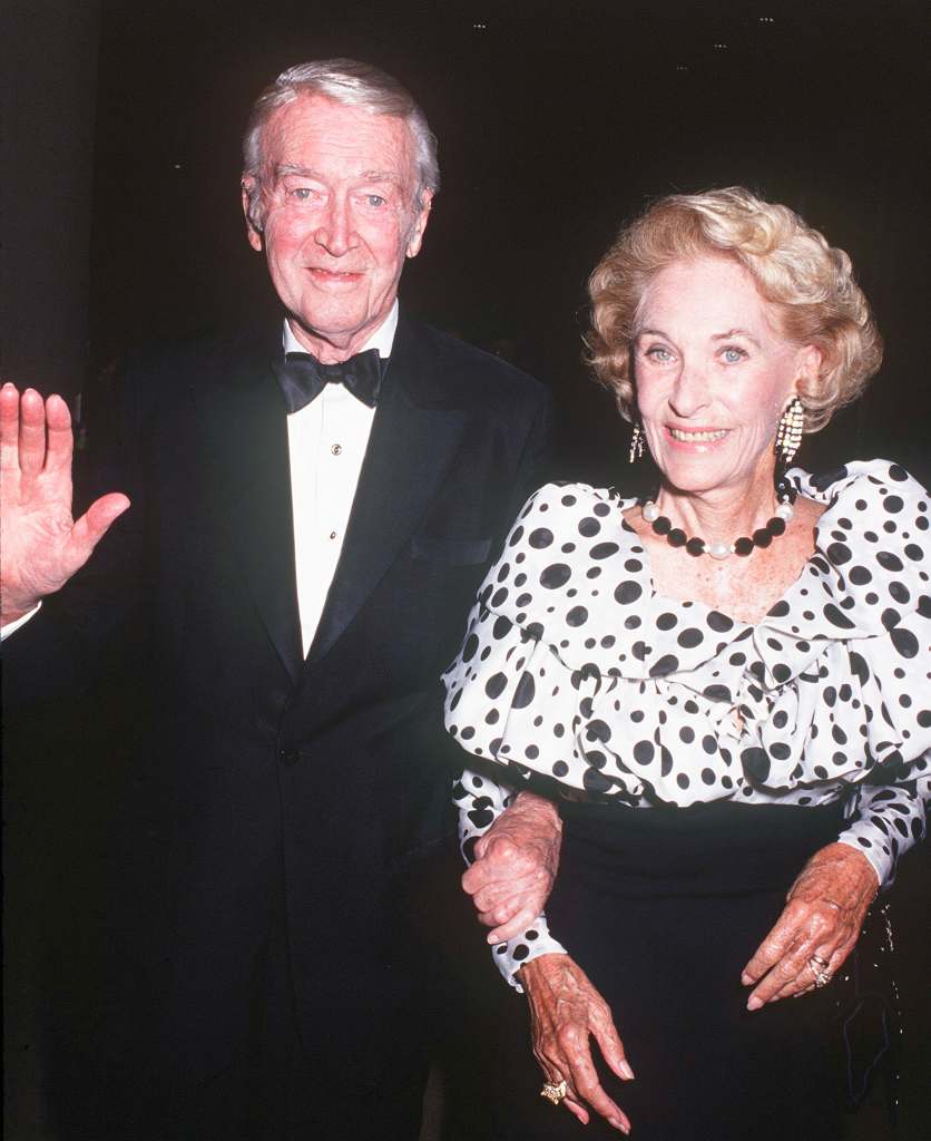 James Stewart with his wife Gloria