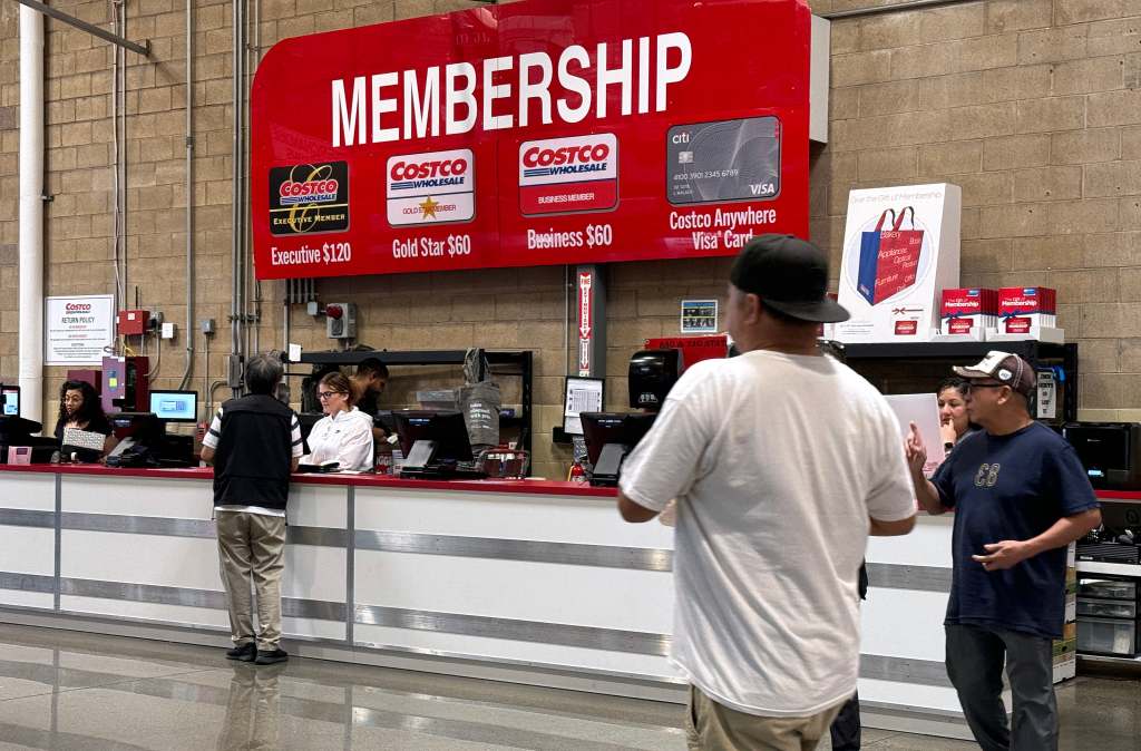 Costco membership counter