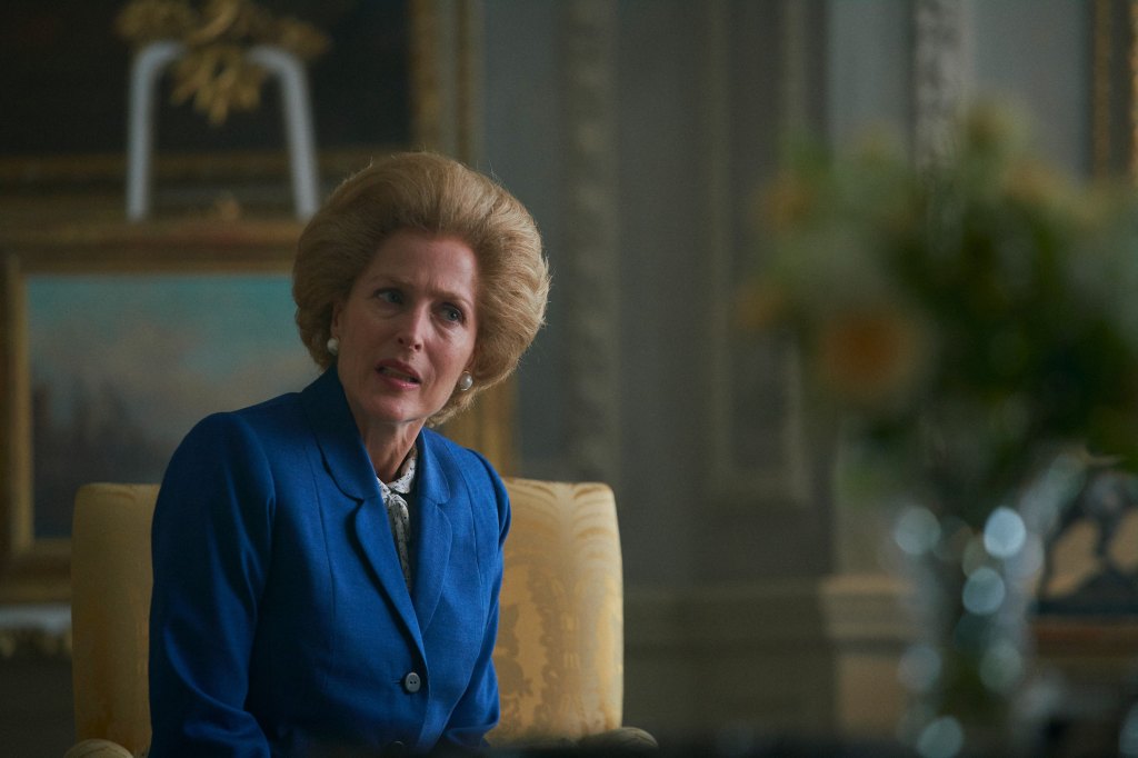 Gillian Anderson as Margaret Thatcher in The Crown (2020)