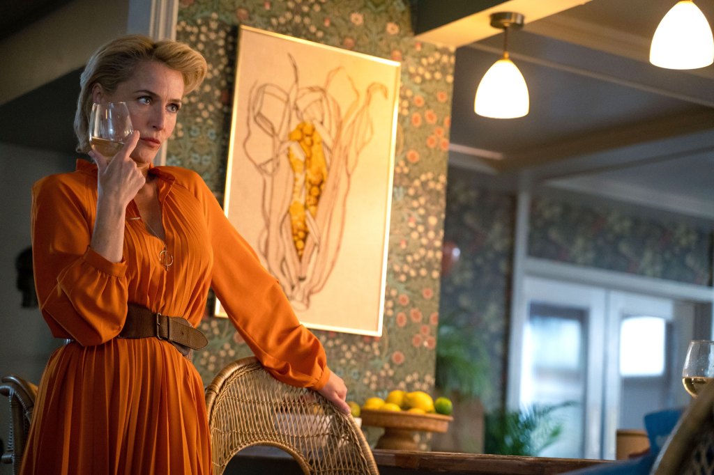 Gillian Anderson as Jean Milburn in Sex Education (2020)