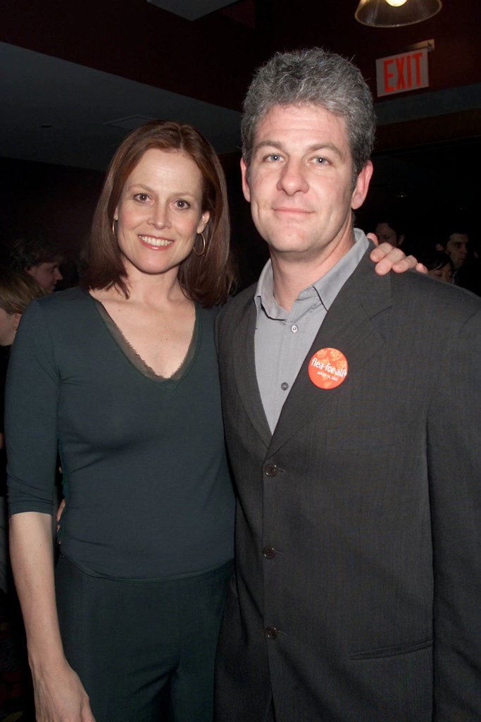 Sigourney Weaver and Jim Simpson in 2002