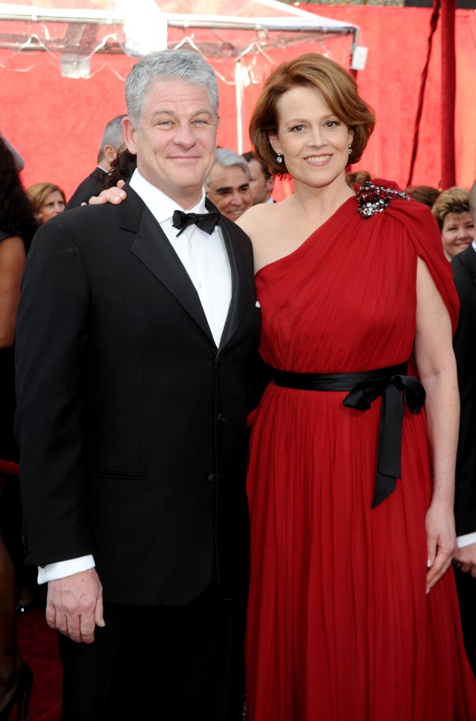Jim Simpson and Sigourney Weaver in 2010
