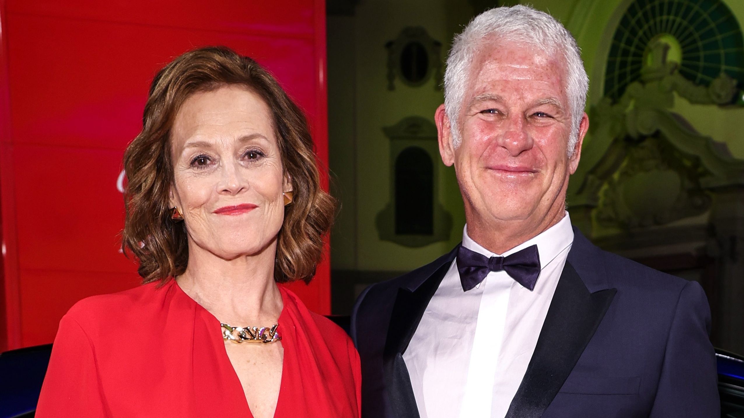 Sigourney Weaver and Jim Simpson in 2022
