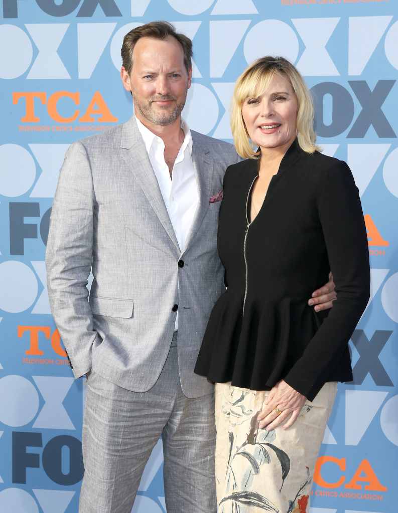 Kim Cattrall and Russell Thomas in 2019