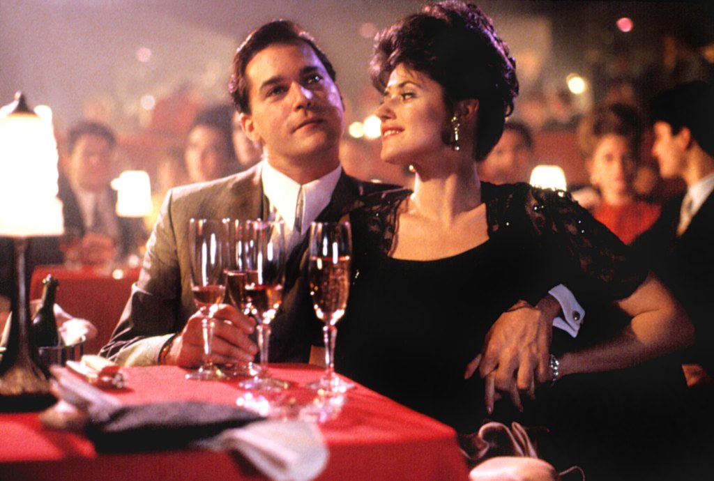 Lorraine Bracco and Ray Liotta in Goodfellas (1990)