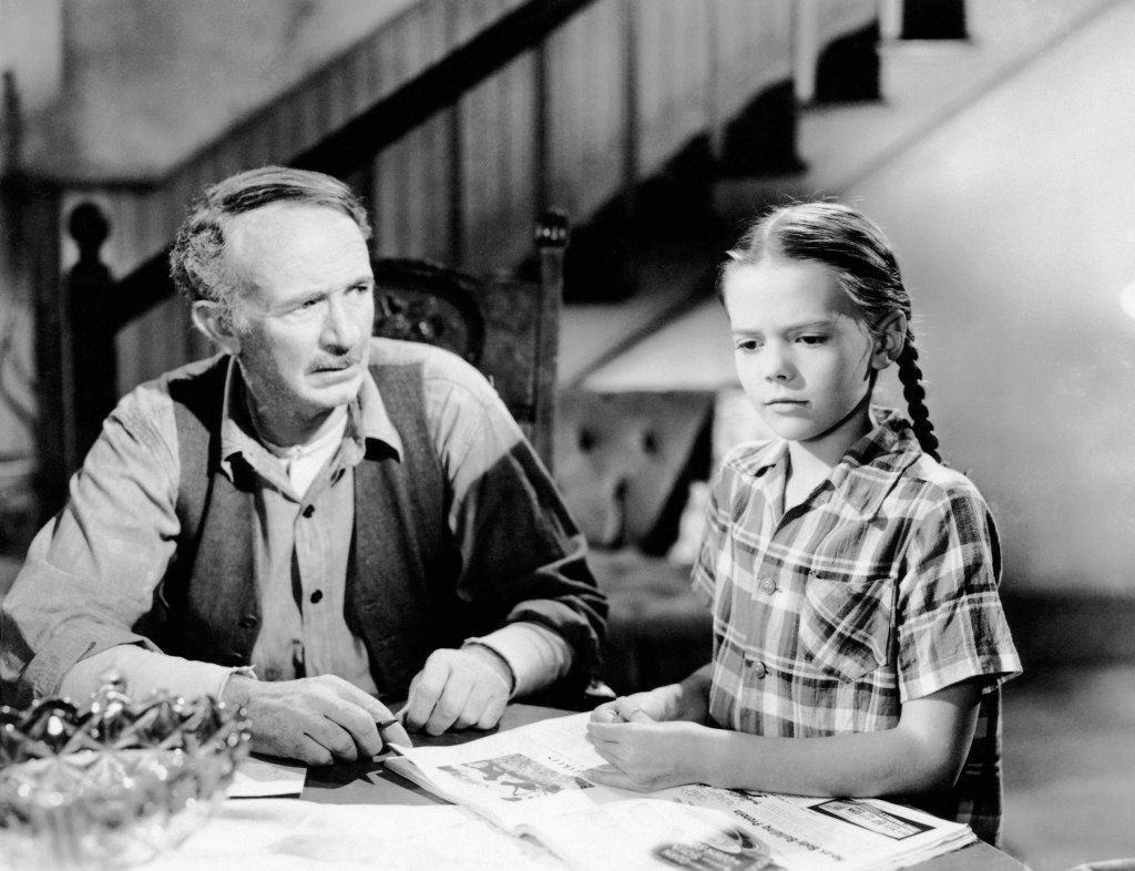 Walter Brennan and Natalie Wood in 'The Green Promise'