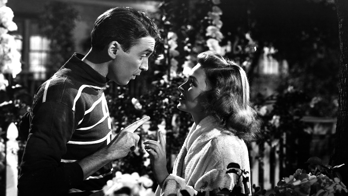 Jimmy Stewart and Donna Reed