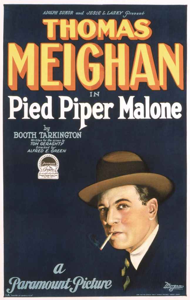 PIED PIPER MALONE, US poster, Thomas Meighan, 1924