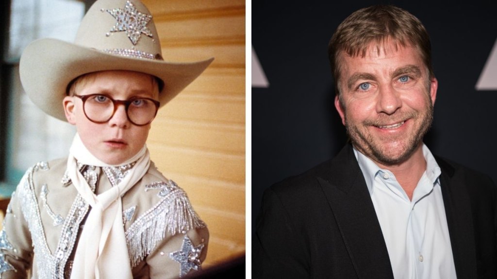 Peter Billingsley in 1983 and 2018