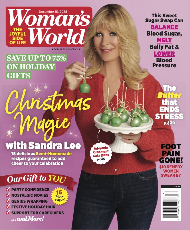 Sandra Lee on the cover of Woman's World