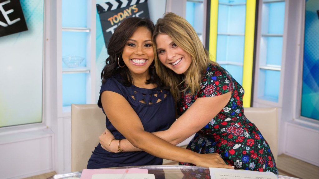 Sheinelle Jones and Jenna Bush Hager in 2017