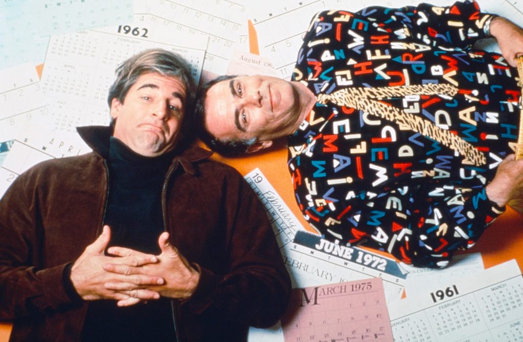 QUANTUM LEAP, from left: Scott Bakula, Dean Stockwell, 1989-1993. 