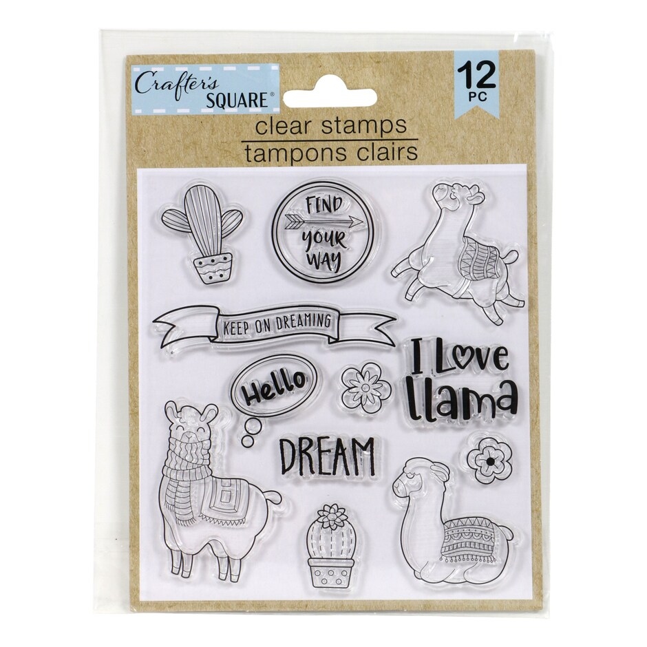 Llama stamps
