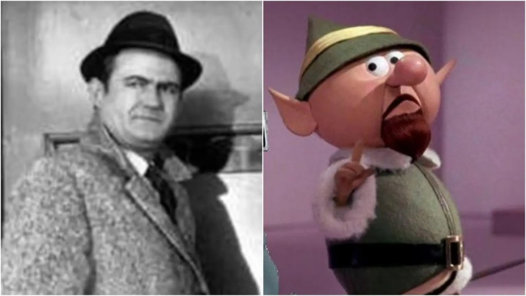 Carl Banas and the Head Elf of Rudolph