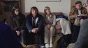 Andrea Riseborough, Johnny Flynn, Kate Winslet and Timothy Spall in Goodbye June, 2025
