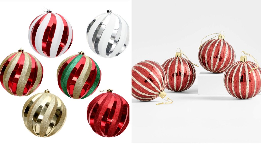 Dollar Tree Ornaments / Crate & Barrel Ornaments