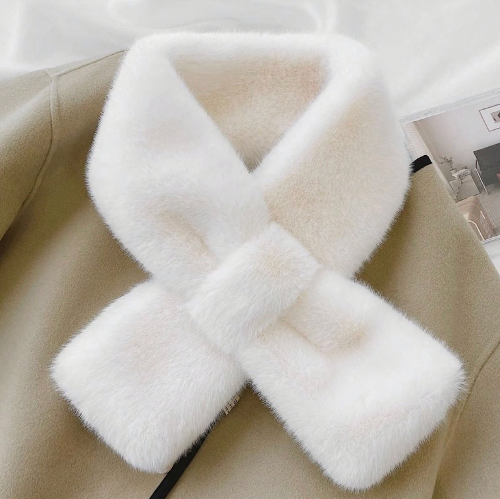 Cloud Dancer white holiday gifts scarf