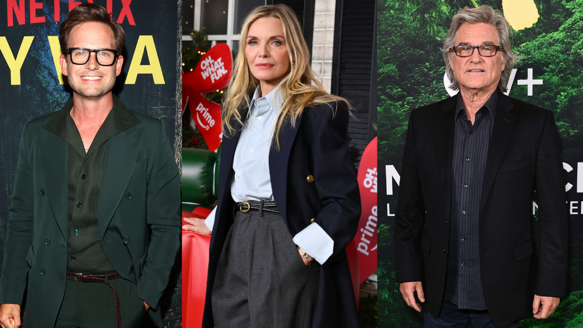 Patrick J. Adams, Michelle Pfeiffer, Kurt Russell