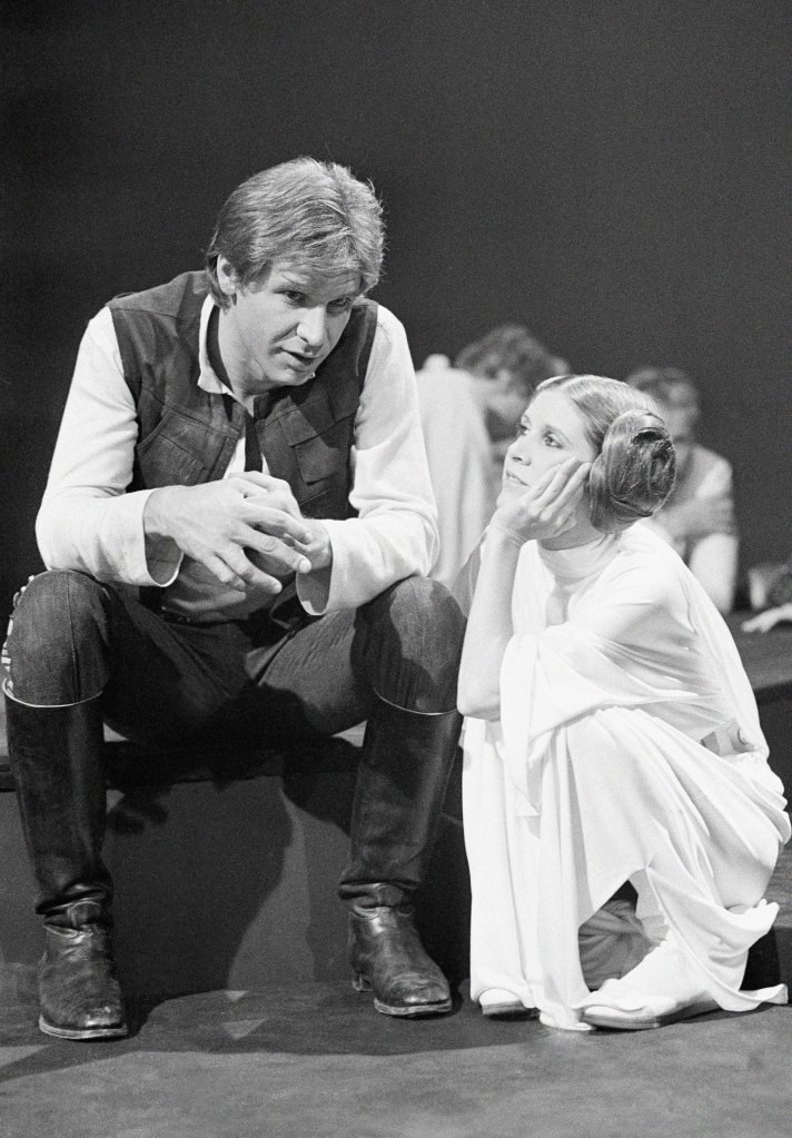 Harrison Ford and Carrie Fisher