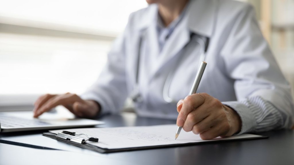 woman with health insurance