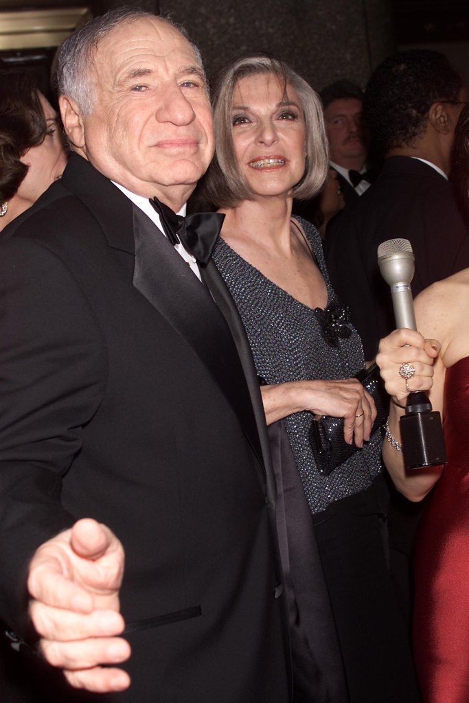 Mel Brooks and Anne Bancroft in 2001