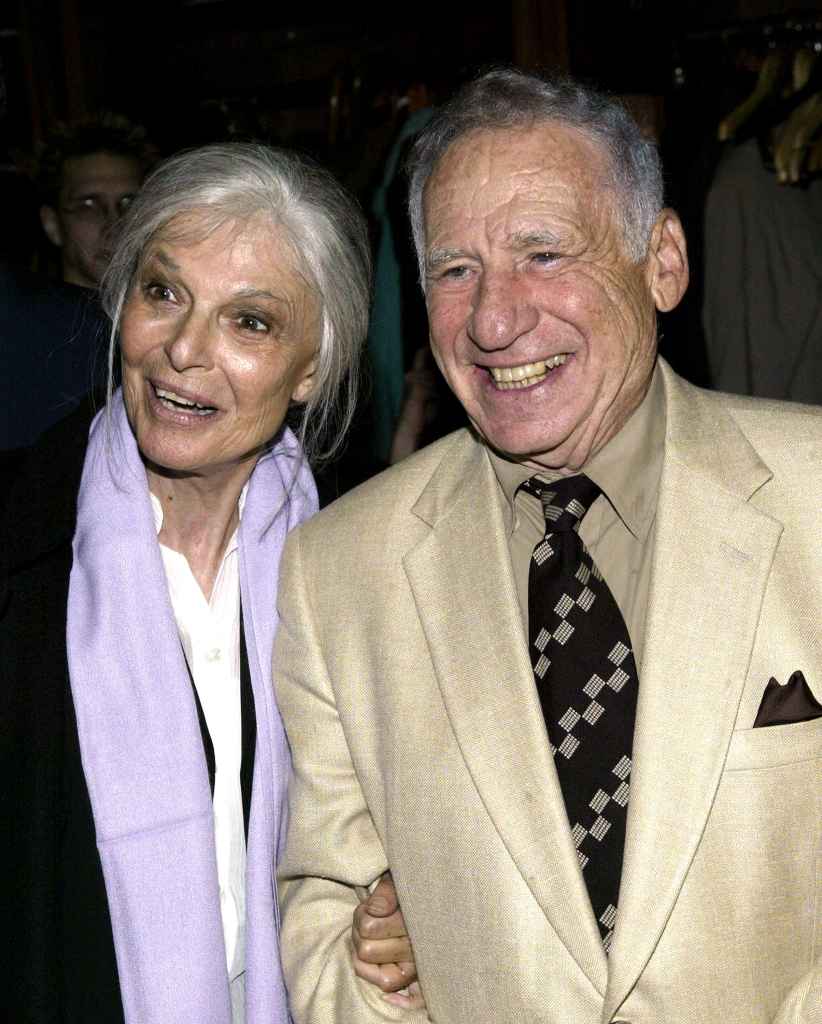 Anne Bancroft and Mel Brooks in 2004