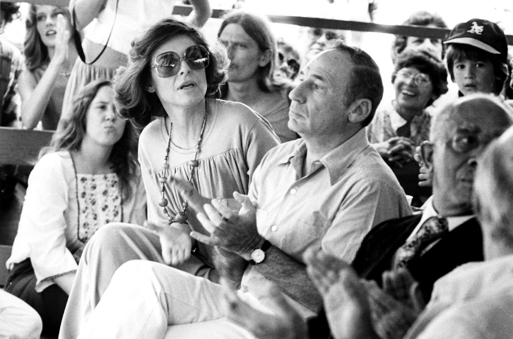 Anne Bancroft and Mel Brooks in the '80s