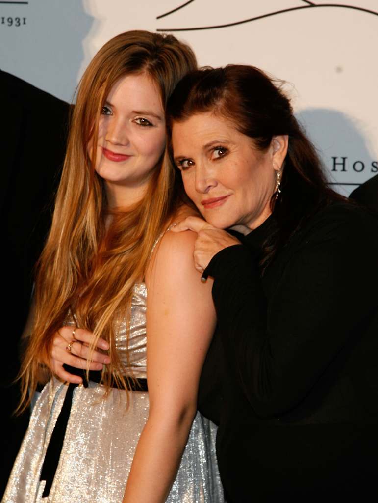 Billie Lourd and Carrie Fisher in 2011