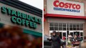 Starbucks and Costco