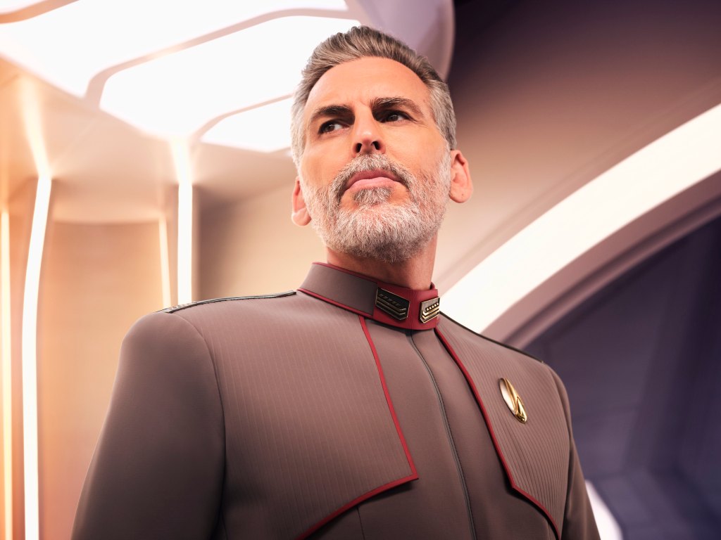 Oded Fehr as Admiral Vance in Star Trek: Discovery streaming on Paramount+, 2023. 