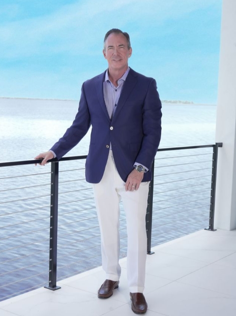 Dr. Stephen Prendiville on a ship