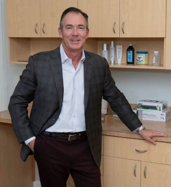 Dr. Stephen Prendiville in his office